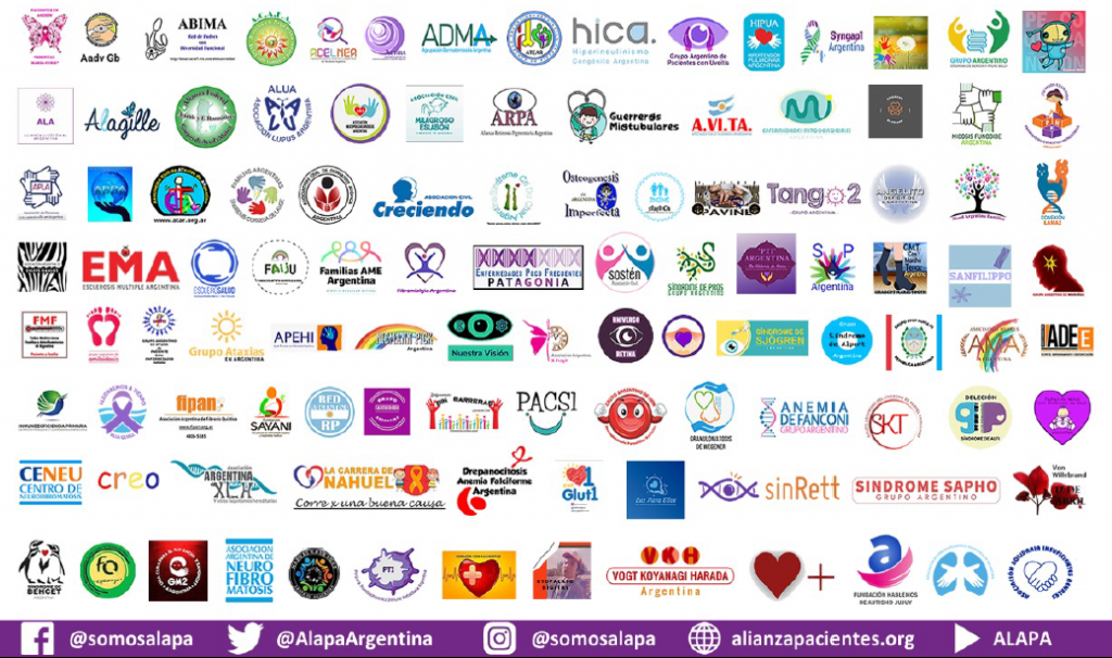 Logos de organizaciones que son parte de ALAPA